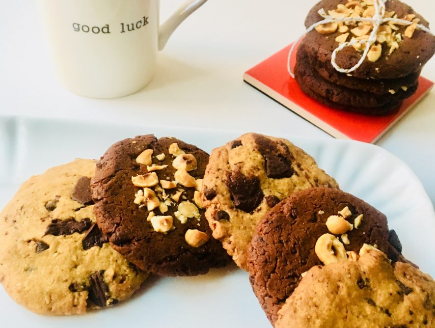 Cookies al doppio cioccolato