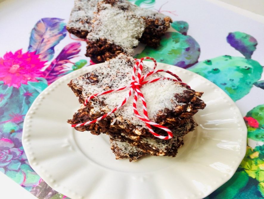 Barrette cioccolato fondente e cocco