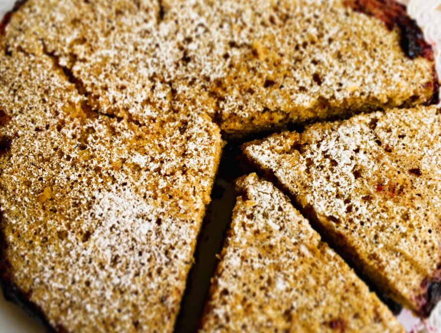 Torta di grano saraceno e mirtilli