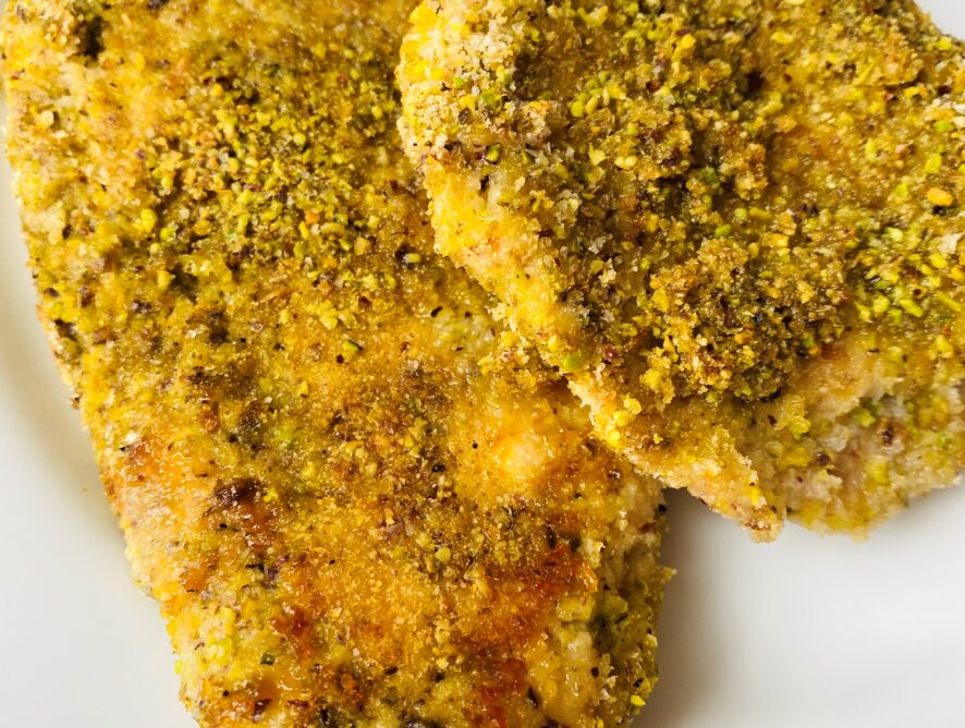 Cotoletta di tacchino al pistacchio