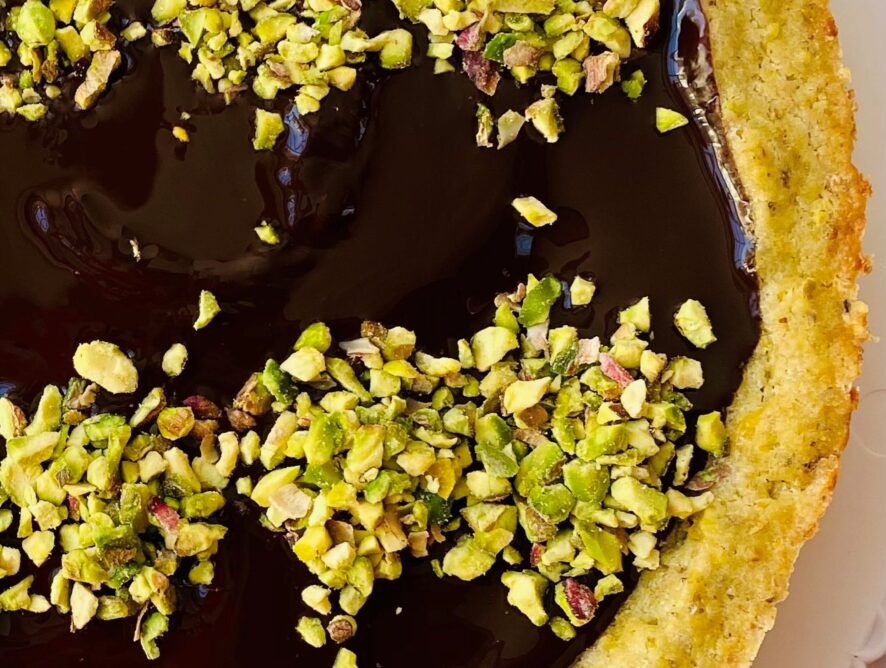 Crostata cremosa al pistacchio