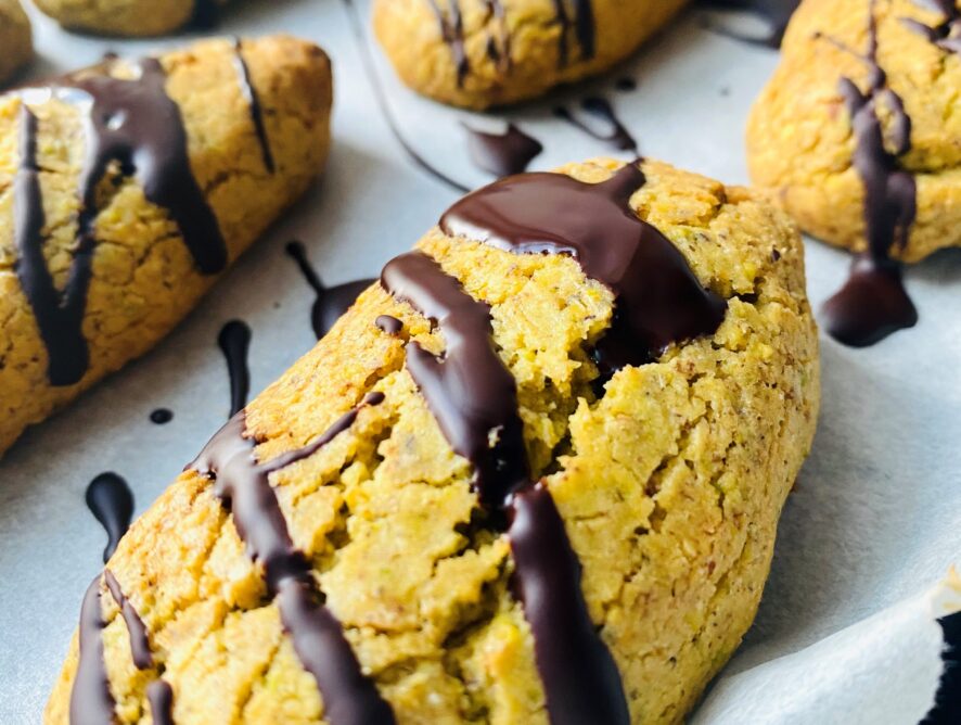 Biscotti pistacchio e cioccolato