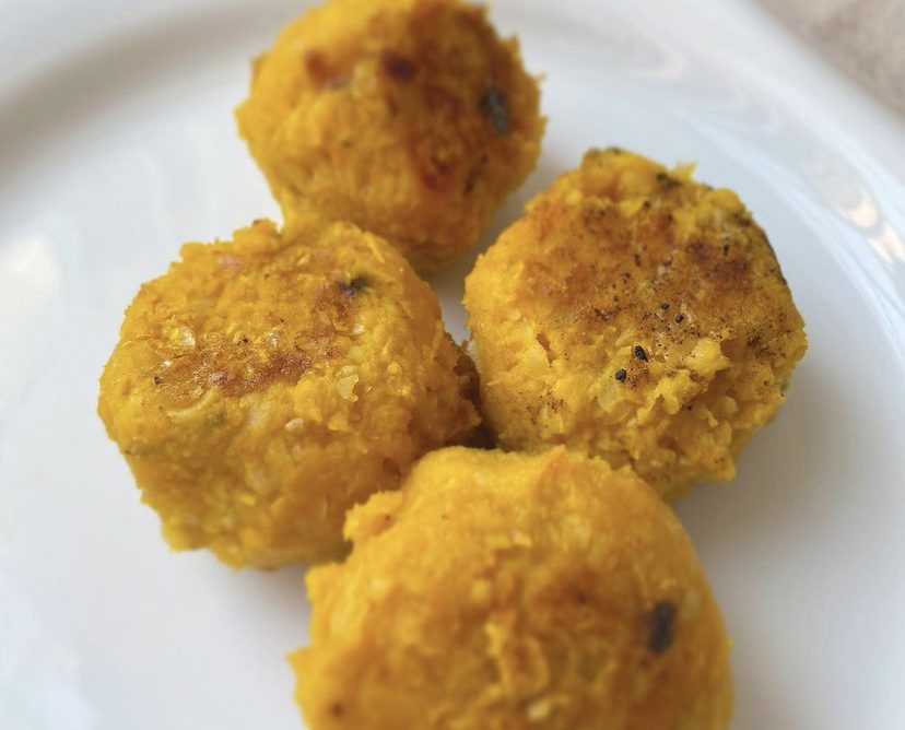 Polpette di zucca e merluzzo