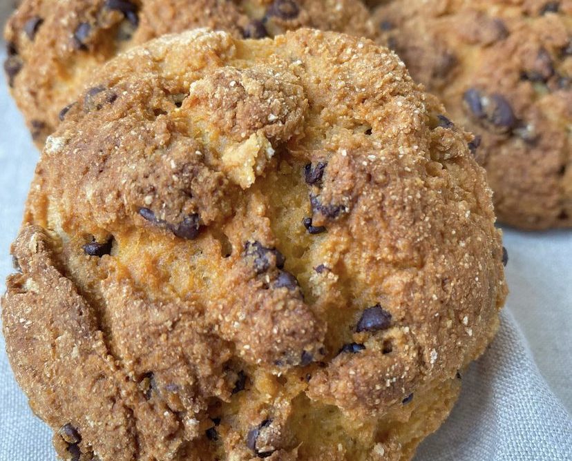 Biscotti morbido cocco e cioccolato