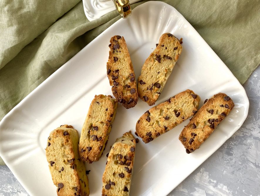 Cantucci arancia e cioccolato senza glutine