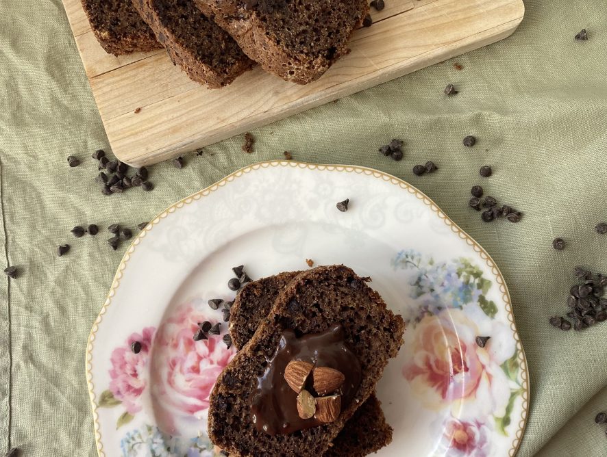 Plumcake al cioccolato senza glutine e senza burro