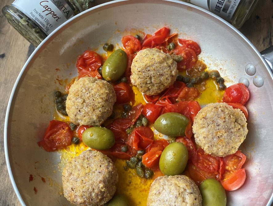 Polpette di tacchino alla mediterranea