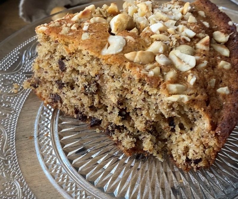 Torta di grano saraceno e nocciole  senza glutine