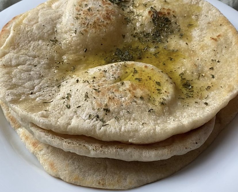 Pane pita a lievitazione naturale