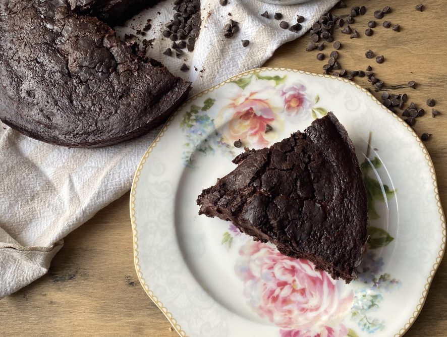 Torta al doppio cioccolato senza glutine e senza lattosio